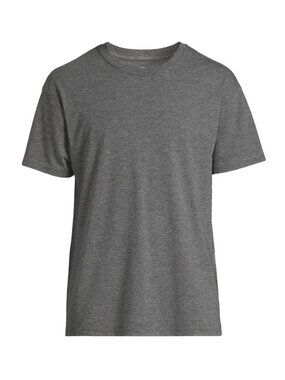 2 Pk -Athletic Men’s Size 2XL Tri-Blend Short Sleeve Tee - Charcoal Grey Heather